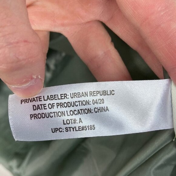 NEW Nordstrom Urban Republic Anorak Jacket Green Girls Size Large 14 / 16 Coat - Picture 12 of 12